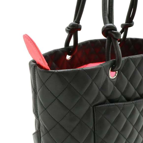 CHANEL Black Logo Shoulder Bag